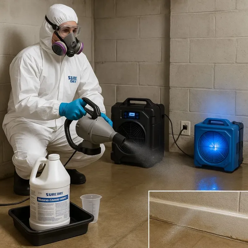 Sanitization and Odor Removal process in Nahunta, GA