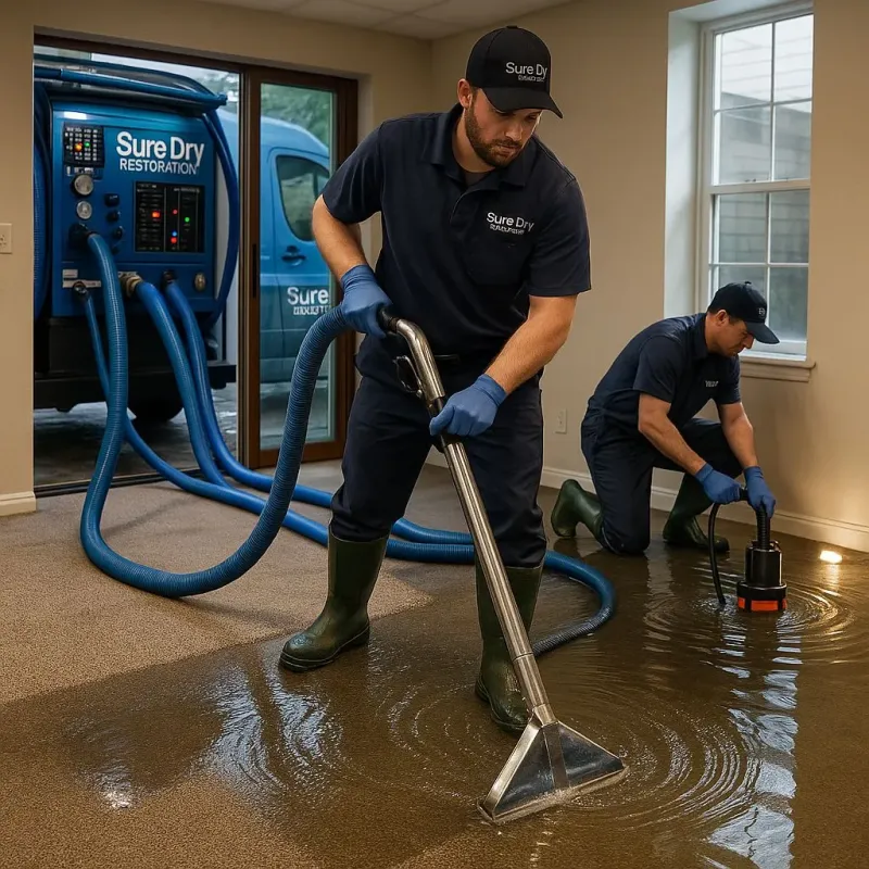 Water Extraction and Removal process in Nahunta, GA